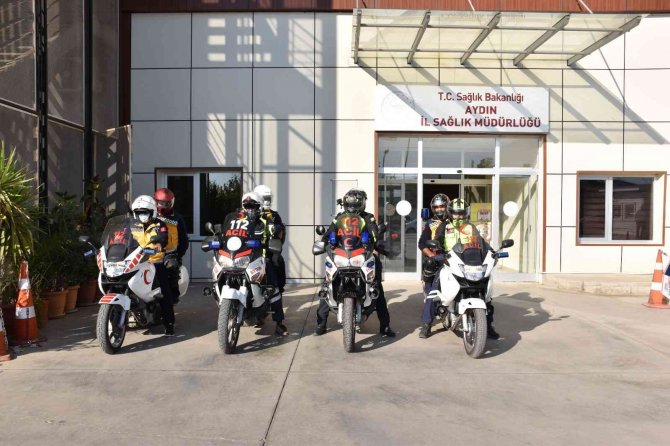 Motorize Ambulans Ekibi Aydın’da Bin 941 Vakaya Müdahale Etti