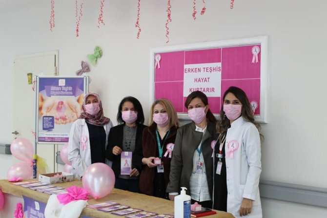 ‘Meme Kanseri Farkındalık’ Stant Açıldı