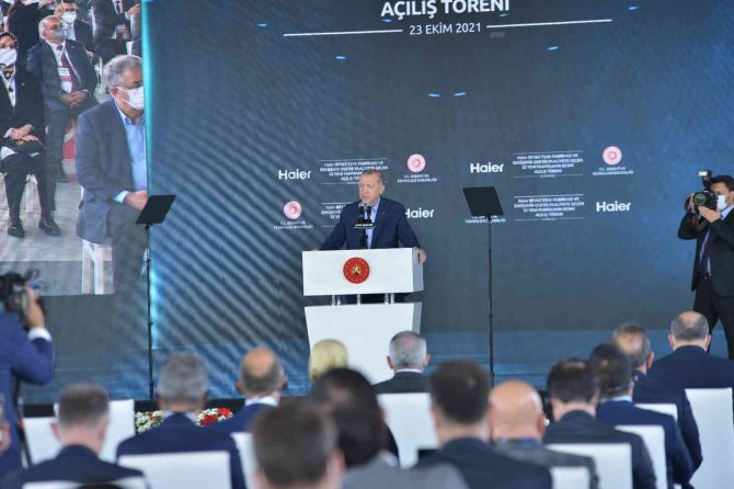 Cumhurbaşkanı Erdoğan 52 Fabrikanın Açılışını Gerçekleştirdi