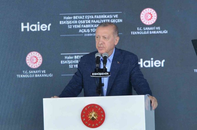 Cumhurbaşkanı Erdoğan 52 Fabrikanın Açılışını Gerçekleştirdi