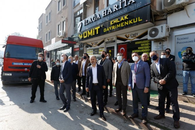 İ̇negöl Hükümet Konağı’nın Yıkımı Yapıldı