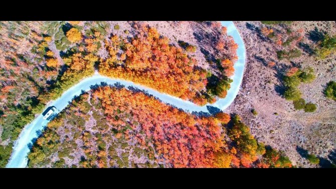 Nemrut’un Eşsiz Sonbahar Manzarası Drone İle Görüntülendi