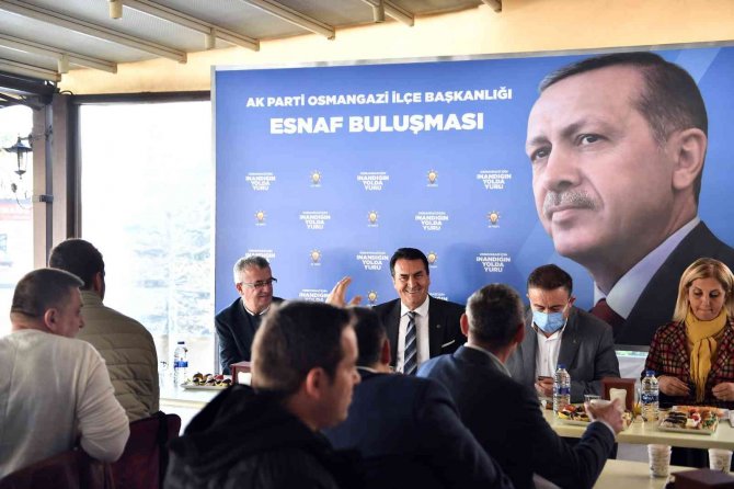 Ak Parti Osmangazi, Kükürtlü Esnafı İle Buluştu