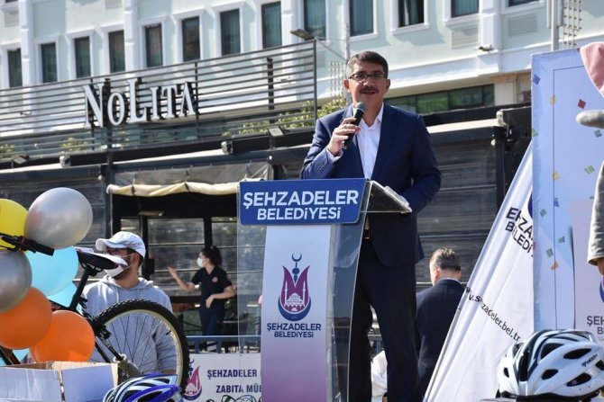 Bisiklet Tutkunları Şehzadeler’de Buluştu