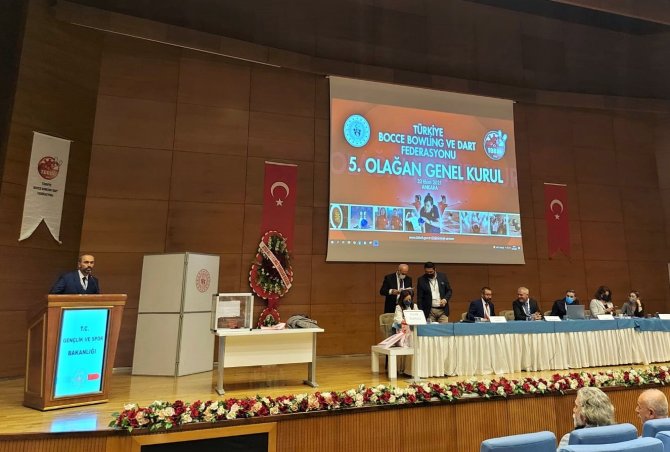 Rektör Türkmen, Bocce, Bowling Ve Dart Federasyonu Başkanlığına Yeniden Seçildi