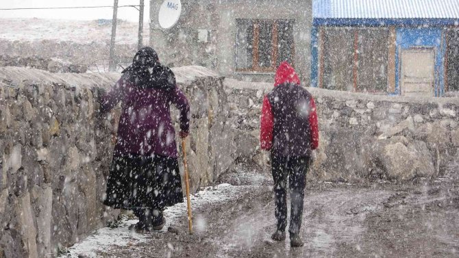 Ardahan’da Kar Yağışı Etkili Oldu