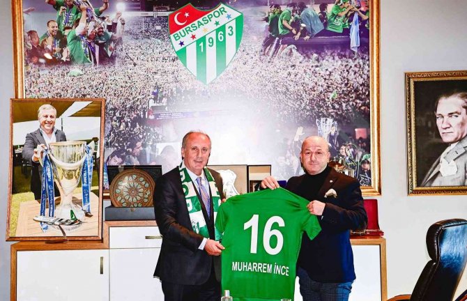 Muharrem İ̇nce, Bursaspor’u Ziyaret Etti