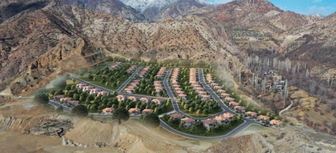 Yusufeli Barajı Suları Altında Kalacak Olan Çevreli Köyünün Alt Yapı Çalışmaları Tamamlandı