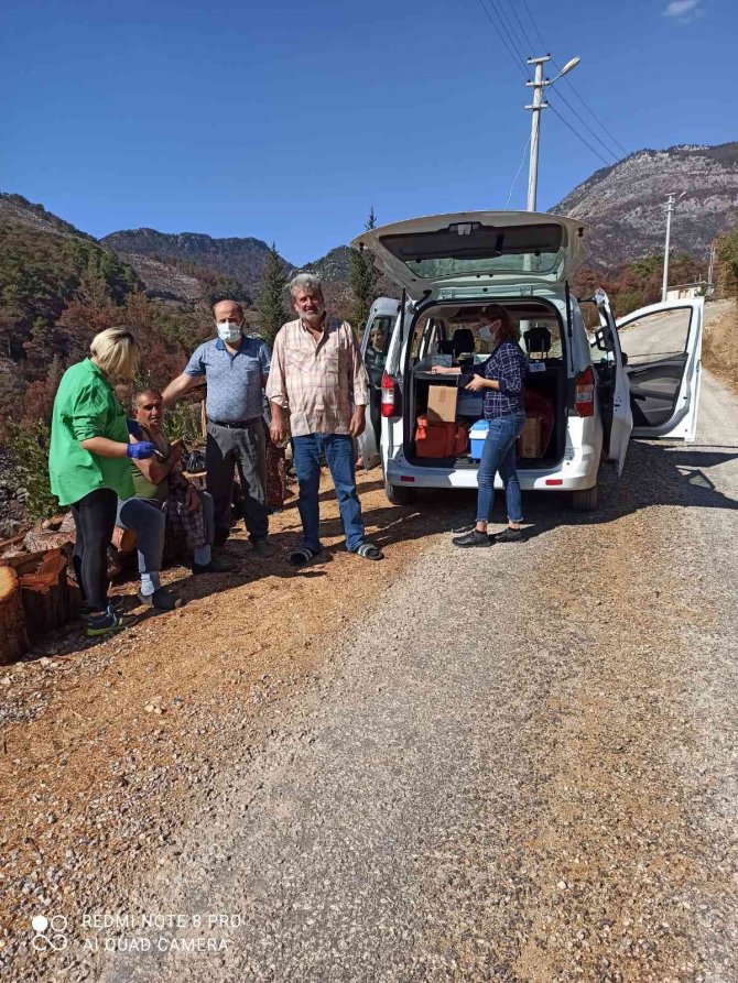 Konteynerde Yaşayan Yangınzedelere Sağlık Taraması