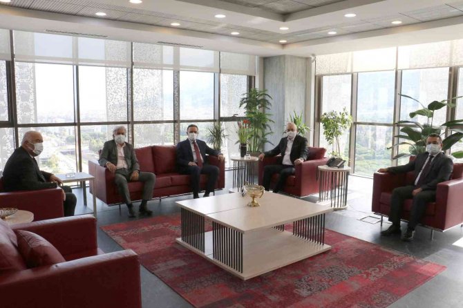 Baybatur’dan Başkan Ergün’e ’Hayırlı Olsun’ Ziyareti