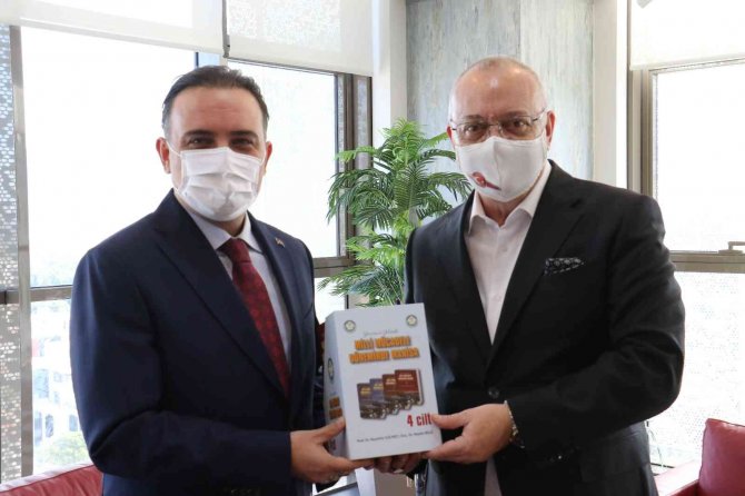 Baybatur’dan Başkan Ergün’e ’Hayırlı Olsun’ Ziyareti
