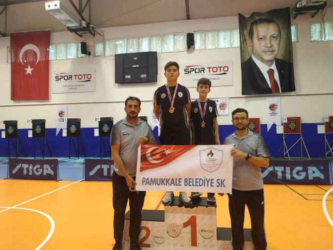 Pamukkale Belediyesporlu Sporcular Dartta 9 Madalya Kazandı