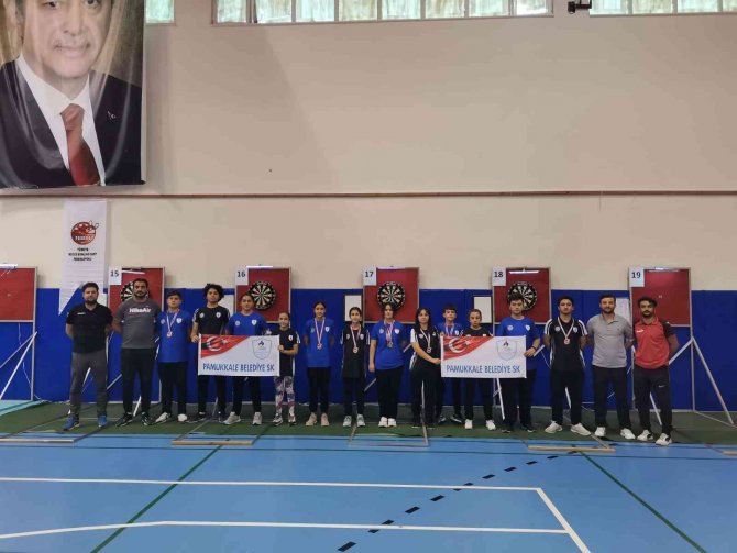 Pamukkale Belediyesporlu Sporcular Dartta 9 Madalya Kazandı