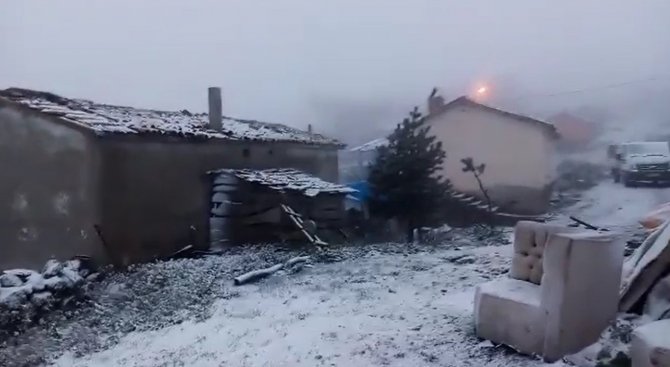 Tokat’ta Yüksek Kesimler Beyaz Örtü İle Kaplandı