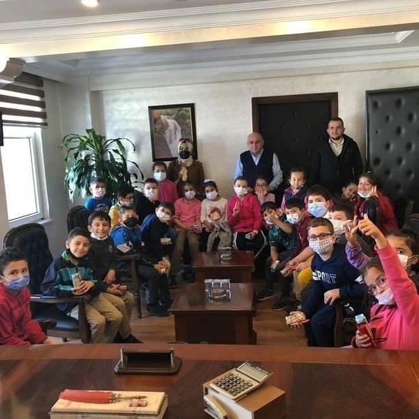 Başkan Kılıç Öğrencilerdi Ağırladı