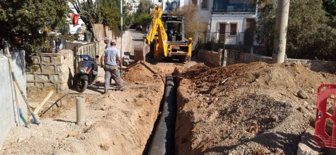 Bodrum Belediyesi Su Taşkınlarına Karşı Önlemlerini Alıyor