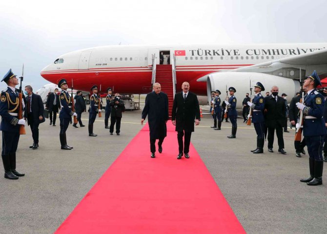 Cumhurbaşkanı Erdoğan Ve Aliyev, Füzuli Uluslararası Havalimanı’nın Açılışını Yaptı