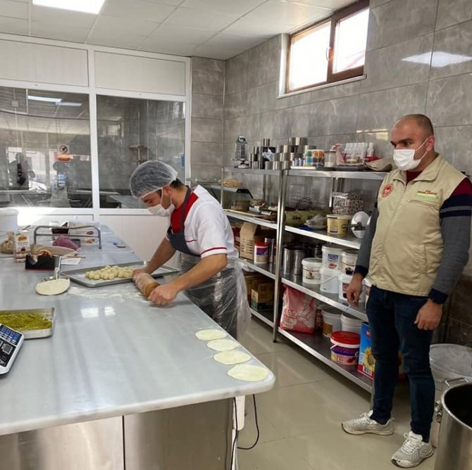 Erzincan’da Faaliyet Gösteren Gıda Üretim, Satış Ve Toplu Tüketim Yerleri Denetlendi