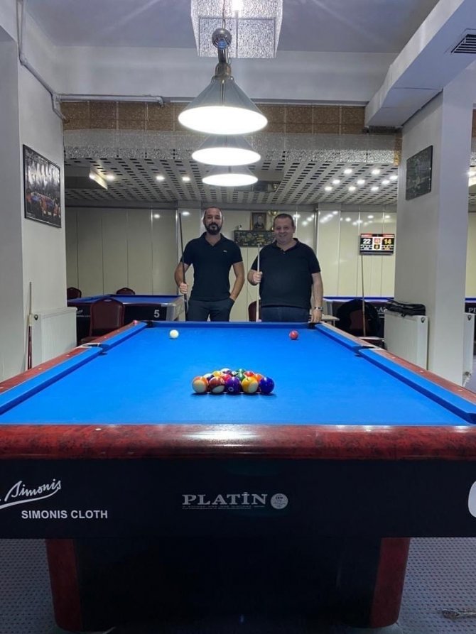 Bilardo İl Birinciliği Tamamlandı