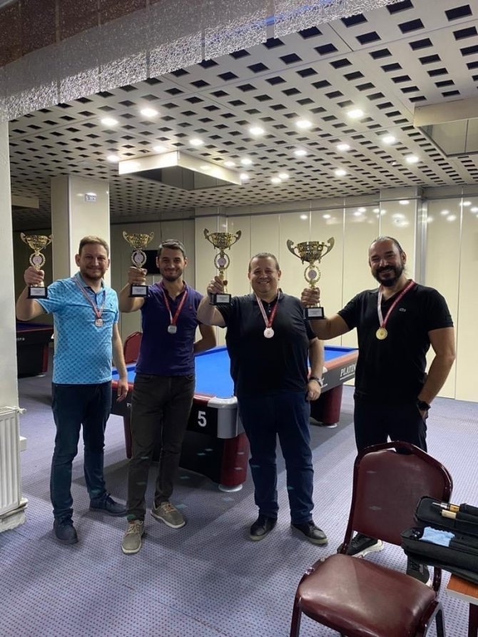 Bilardo İl Birinciliği Tamamlandı