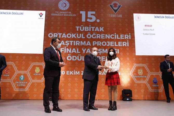 Tübi̇tak 2204-b Ortaokul Öğrencileri Araştırma Projeleri Final Yarışması’nda 2 Derece