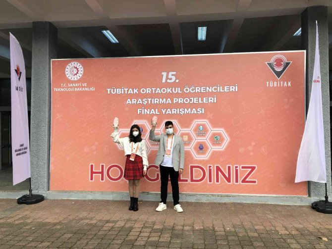Tübi̇tak 2204-b Ortaokul Öğrencileri Araştırma Projeleri Final Yarışması’nda 2 Derece