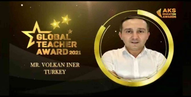 Manisalı Öğretmen ‘Küresel Öğretmen’ Ödülünü Aldı