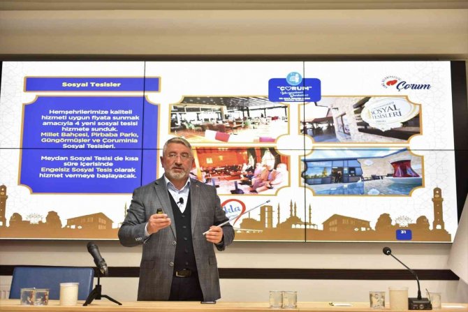 Başkan Aşgın İcraat Ve Projelerini Çalışmalarını Anlattı