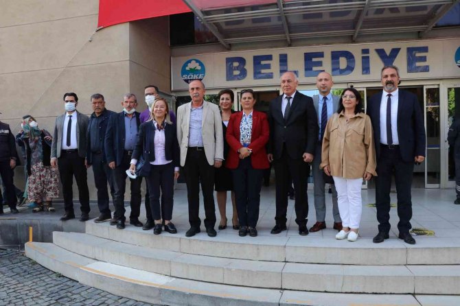 Aydın Büyükşehir Belediye Başkanı Çerçioğlu, Söke Belediye Başkanı Tuncel İle Bir Araya Geldi