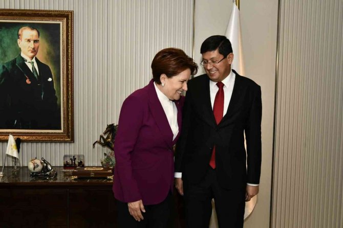 Başkan Özcan Akşener İle Görüştü