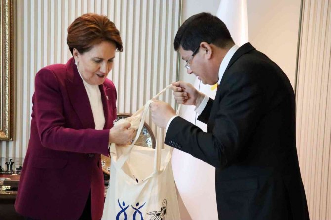 Başkan Özcan Akşener İle Görüştü