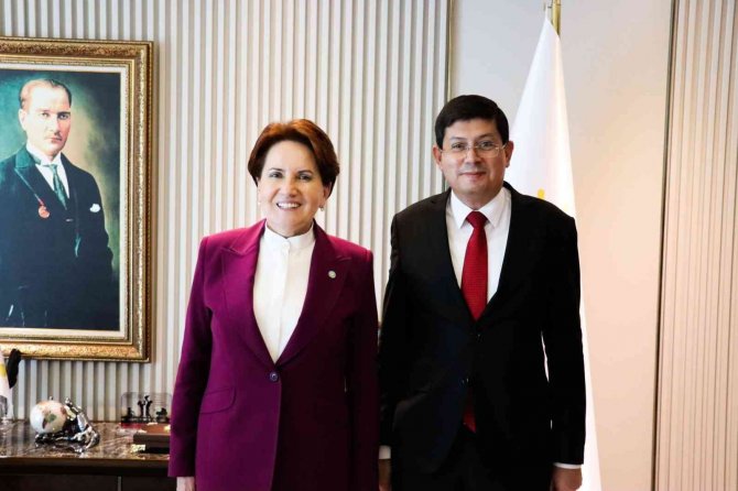 Başkan Özcan Akşener İle Görüştü