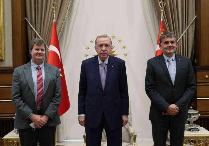 Cumhurbaşkanı Erdoğan, Farasis Energy Ceo’su Dr Keith Kepler‘i Kabul Etti