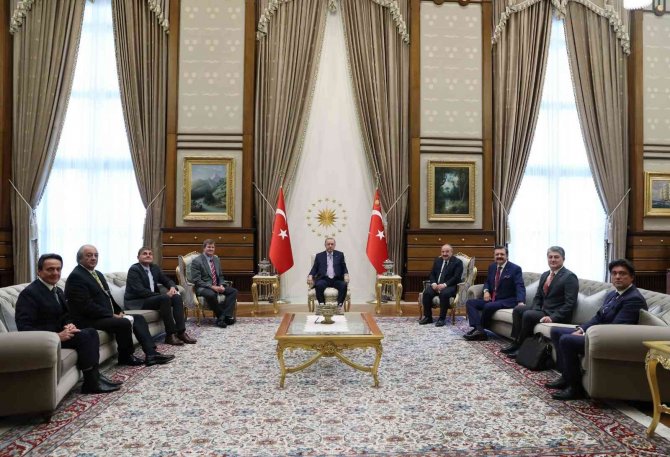 Cumhurbaşkanı Erdoğan, Farasis Energy Ceo’su Dr Keith Kepler‘i Kabul Etti