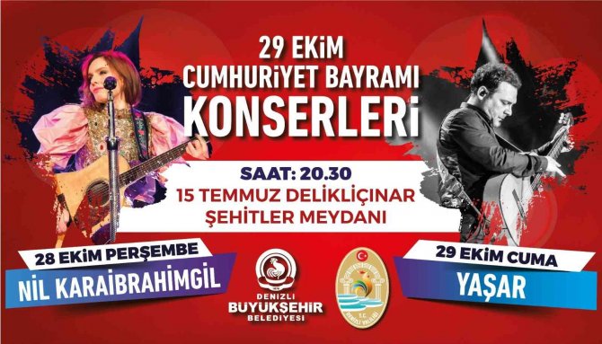 Cumhuriyet Coşkusu Doyasıya Yaşanacak