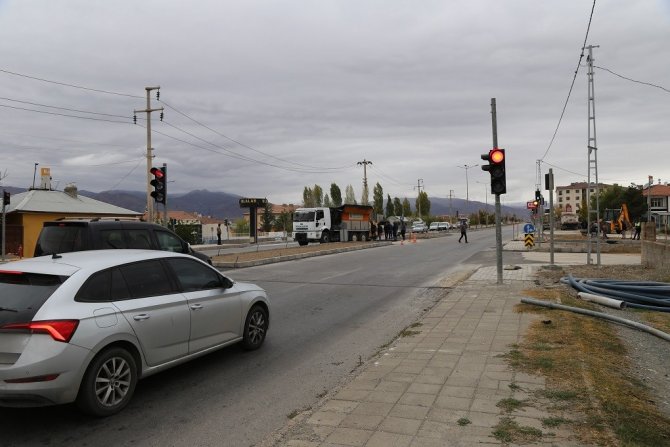 Erzincan’da Sinyalizasyon Çalışması Başlatıldı