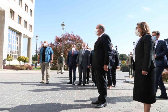 Kktc Cumhurbaşkanı Tatar’dan Başkan Şahin’e Ziyaret