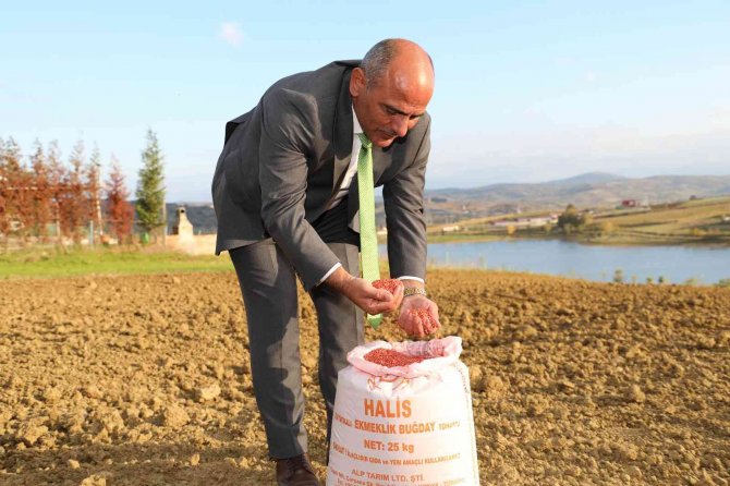 300 Çiftçiye 30 Ton Tohum Desteği