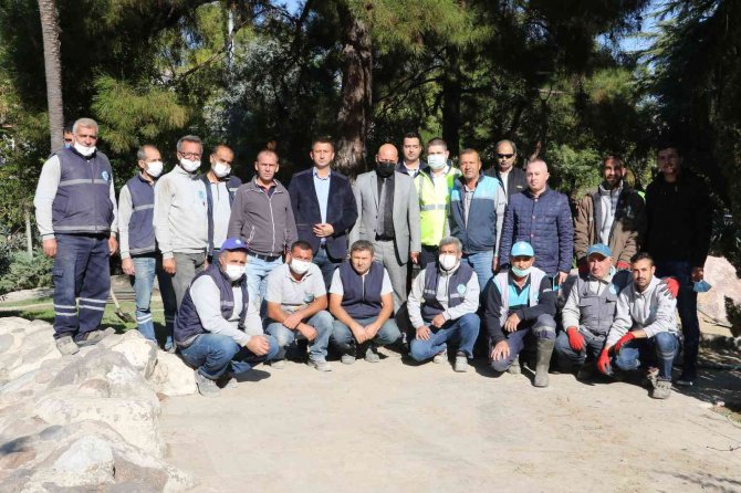 Manisa Büyükşehir Belediyesinden Parklara Estetik Dokunuş