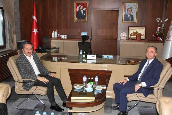 Memur Sen Genel Başkanı Yalçın’dan Ağrı Milli Eğitim Müdürü Kökrek’e Ziyaret