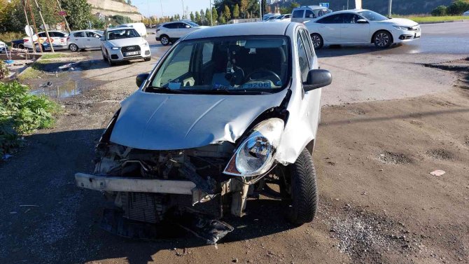 Samsun’da Trafik Kazası: 1 Yaralı