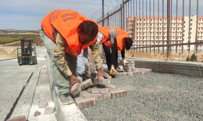 Şanlıurfa’da Parke Çalışmaları Sürüyor
