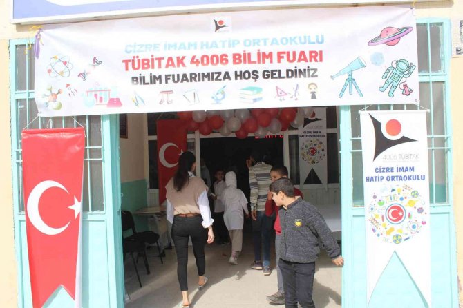 Cizre’de ‘4006 Tübi̇tak Bilim Fuarı’ Açıldı