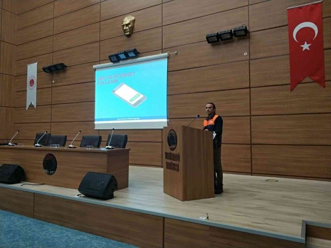 Tekirdağ Adliyesinde Afet Eğitimi