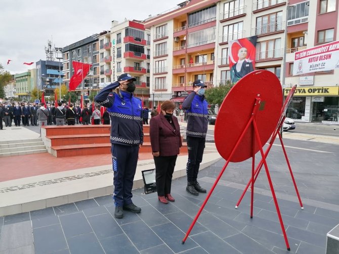 Çan’da, 29 Ekim Cumhuriyet Bayramı Çelenk Töreni