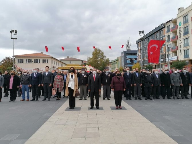 Çan’da, 29 Ekim Cumhuriyet Bayramı Çelenk Töreni