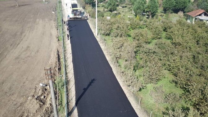Cumayeri Asfalt Çalışmaları Sürüyor