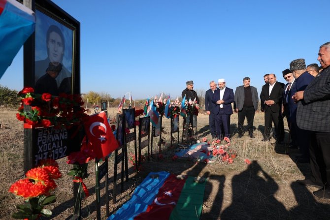 Diyanet İ̇şleri Başkanı Erbaş, Azerbaycan’ın Ağdam Kentini Ziyaret Etti
