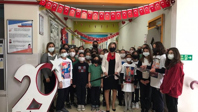 Ortaokul Öğrencileri Özgün Tasarımlarını Tişörtlere Yansıttı