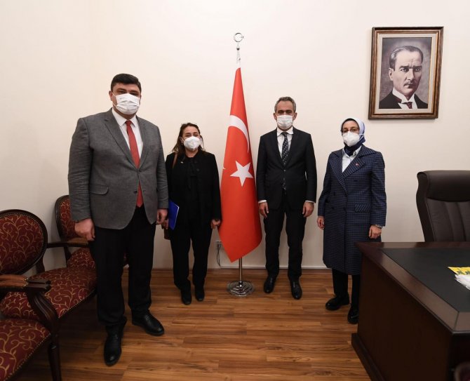 Başkan Oğuz’dan Milli Eğitim Bakanı Öztürk’e Ziyaret